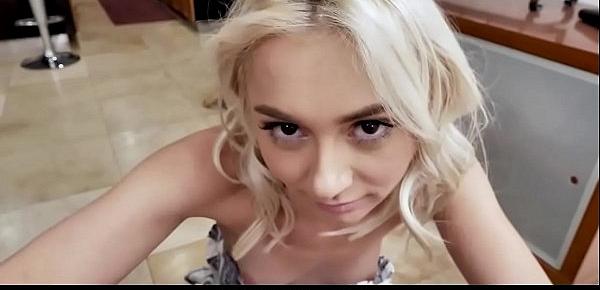  Horny Blonde Daughter Gets Table Topped Chloe Temple Big Cock